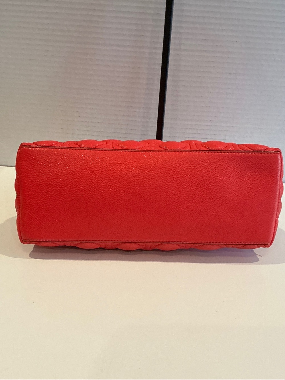 kate spade Quilted Coral Satchel with Gold Hardware - Picture 5 of 8